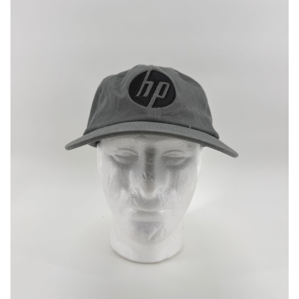 Hit HP Hewlett Packard Logo Baseball Cap‎ Hat OSFM Grey